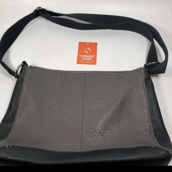 The Sak Gray and Black Crossbody Bag - Picture 1 of 6